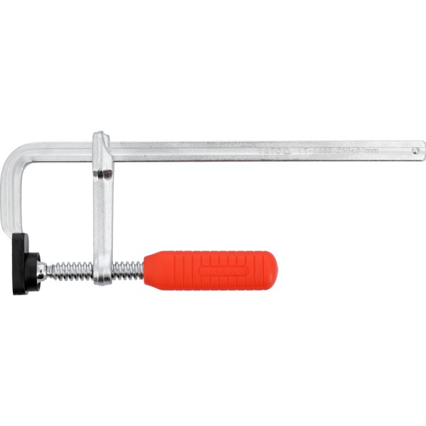 ŚCISK STOLARSKI, KUTY 250X80 MM YT-6403