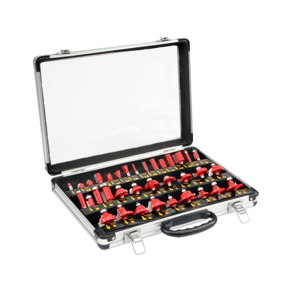 FREZY DO DREWNA, ZESTAW 35 SZT. YT-6803