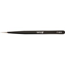 PĘSETA PROSTA ANTYSTATYCZNA 140 MM POWLEKANA YT-6916