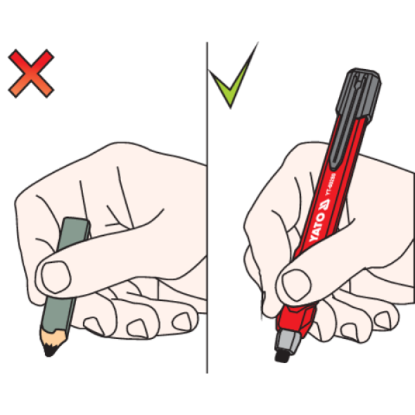 OŁÓWEK STOLARSKI / MURARSKI AUTOMATYCZNY YT-69280