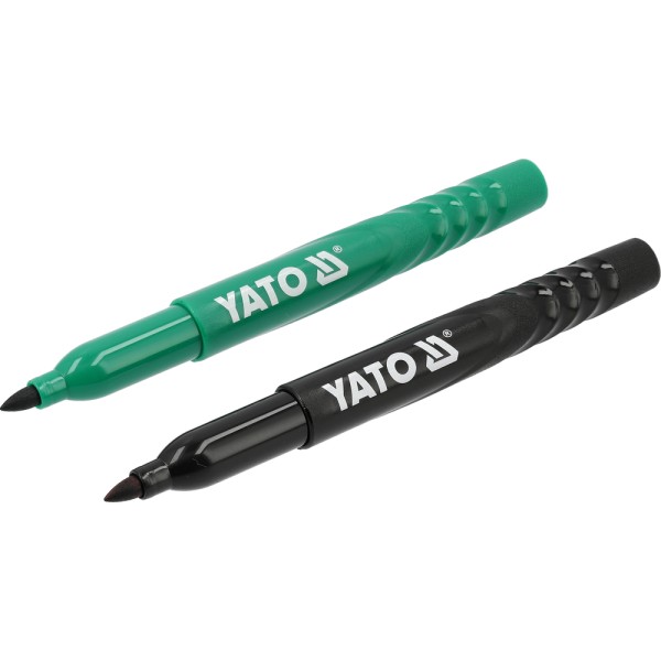 MARKERY TECHNICZNE KPL. 2 SZT / CZARNY-ZIELONY YT-69300