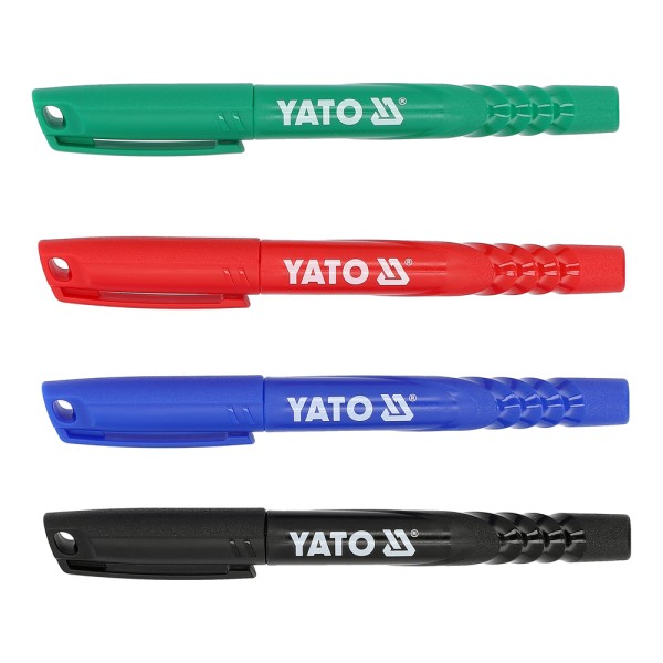 MARKERY TECHNICZNE OPK. 36 SZT / CZARNY-ZIELONY-NIEBIESKI-CZERWONY YT-69310