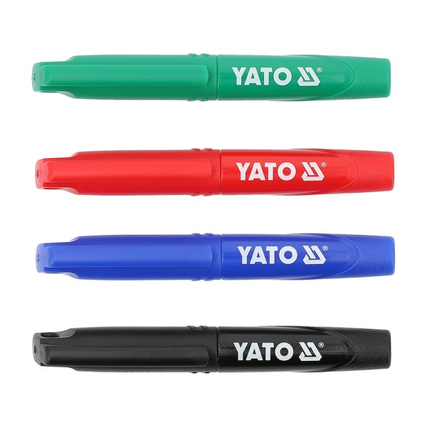 MARKERY TECHNICZNE MINI OPK. 72 SZT / CZARNY-ZIELONY-NIEBIESKI-CZERWONY YT-69311