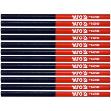 OŁÓWKI TECHNICZNE CZERWONO NIEBIESKIE OPK 12 SZT YT-69940