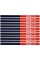 OŁÓWKI TECHNICZNE CZERWONO NIEBIESKIE OPK 12 SZT YT-69940