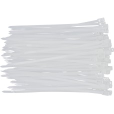 OPASKI PLASTIKOWE, ROZPINANE 4,8X200MM 100SZT.BIAŁ YT-70661