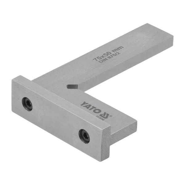 KĄTOWNIK ŚLUSARSKI ZE STOPKĄ 75X50 MM KL II YT-70760