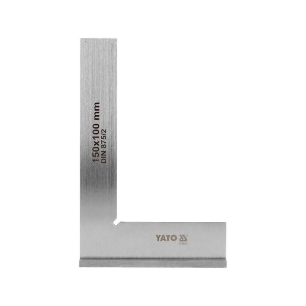 KĄTOWNIK ŚLUSARSKI ZE STOPKĄ 150X100 MM KL II YT-70762