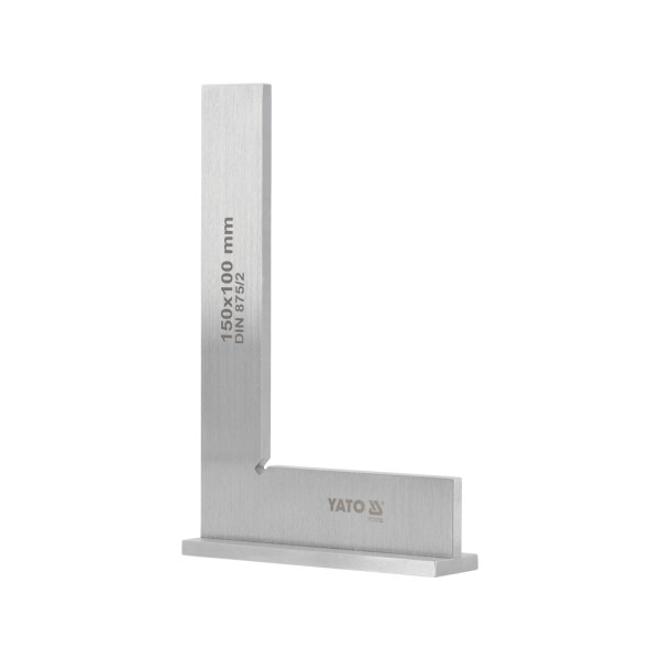 KĄTOWNIK ŚLUSARSKI ZE STOPKĄ 150X100 MM KL II YT-70762