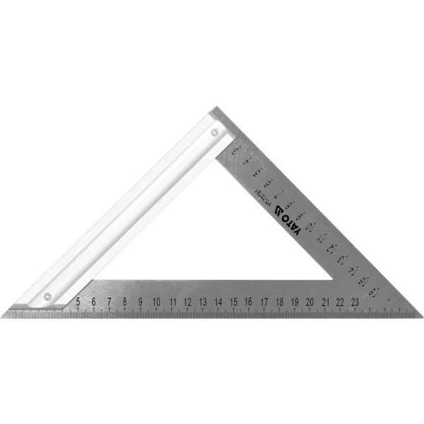 EKIERKA METALOWA 270 MM ZE STOPKĄ YT-70781