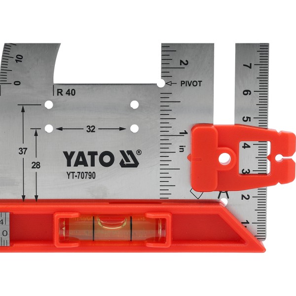 KĄTOWNIK STALOWY NIERDZEWNY 300MM YT-70790