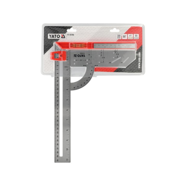 KĄTOWNIK STALOWY NIERDZEWNY 300MM YT-70790