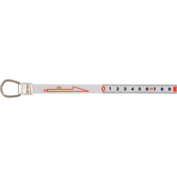 TAŚMA MIERNICZA STALOWA 30 M X 13 MM ZABEZPIECZONA NYLONEM, II KLASA DOKŁADNOŚCI YT-71581