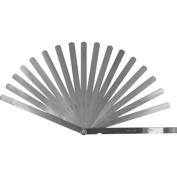 SZCZELINOMIERZ 200 MM, 17 LISTKÓW, 0,02-1 MM YT-7221