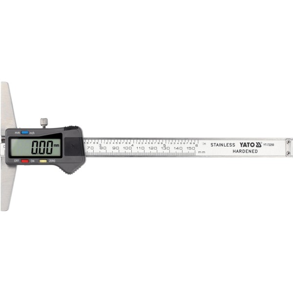 GŁĘBOKOŚCIOMIERZ ELEKTRONICZNY 150 MM YT-72250