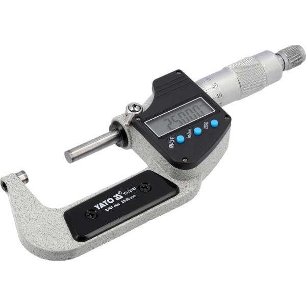 CYFROWY MIKROMETR ZEWNĘTRZNY 25-50MM / 0.001MM YT-72307