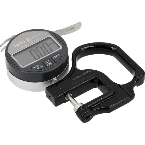 GRUBOŚCIOMIERZ ZEGAROWY 12,7 MM / 0,01 MM YT-72320