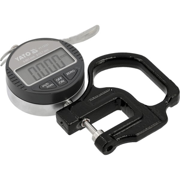 GRUBOŚCIOMIERZ ZEGAR 12,7MM / 0,001MM YT-72321