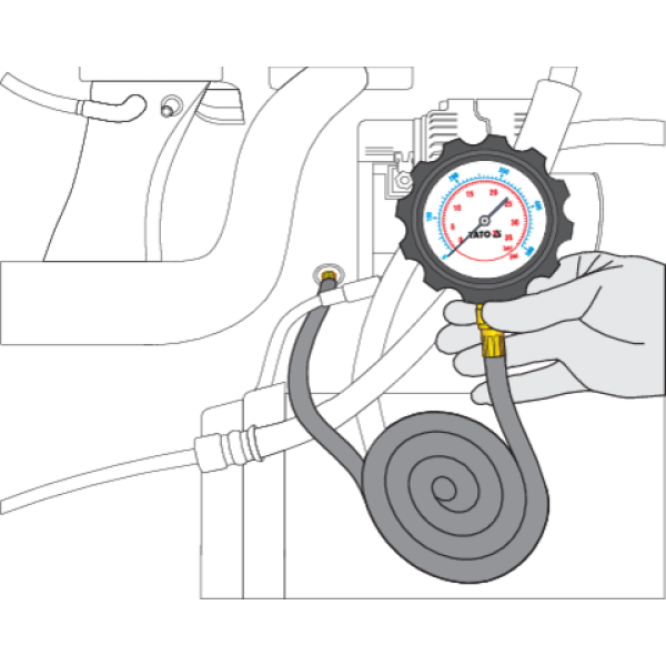 MIERNIK CIŚNIENIA OLEJU YT-73031