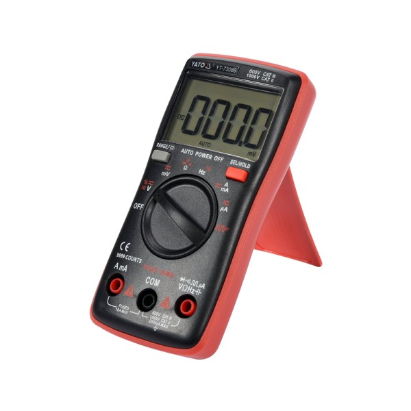 MIERNIK CYFROWY TRUE RMS Z AUTOMATYCZNYM ZAKRESEM LCD 9999 YT-73089