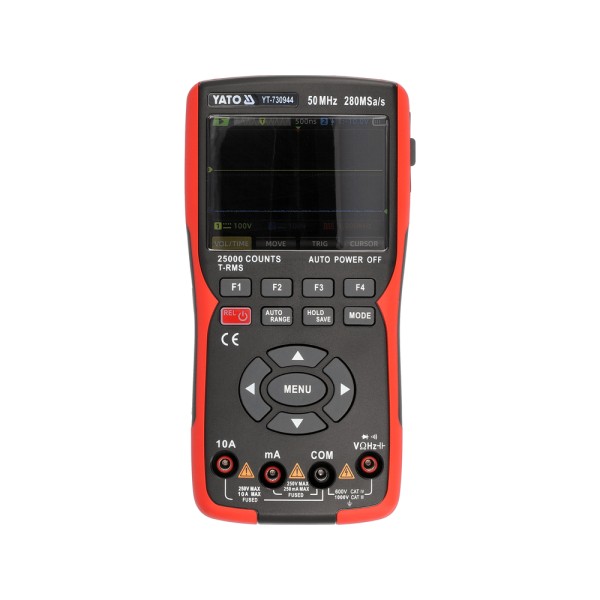 3 W 1 OSCYLOSKOP, MIERNIK CYFROWY, GENERATOR 280MSA/S 50MHZ YT-730944