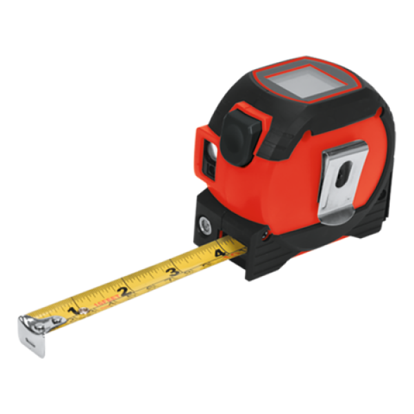 DALMIERZ LASEROWY 40 M Z MIARĄ ZWIJANĄ 5 M I LASEREM KRZYŻOWYM YT-73122