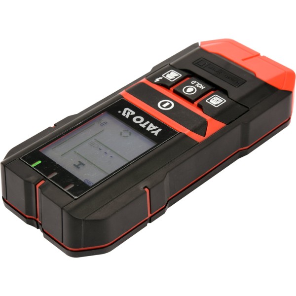 WYKRYWACZ PROFILI I PRZEWODÓW POD NAPIĘCIEM MIERNIK WILGOTNOŚCI DREWNA I MATERIAŁÓW BUD. 4 W 1 YT-73138