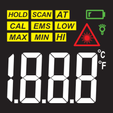 TERMOMETR BEZKONTAKTOWY PIROMETR -50C+600C YT-73200