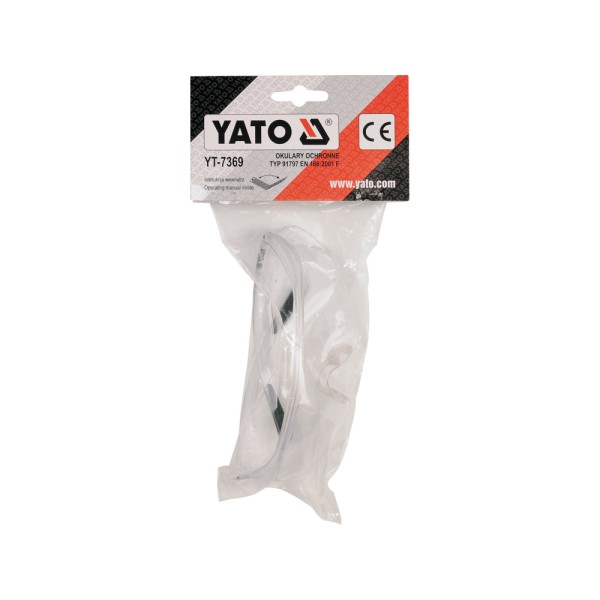 OKULARY OCHRONNE BEZBARWNE TYP 91797 YT-7369