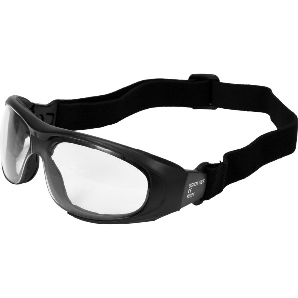 OKULARY OCHRONNE, BEZBARWNE Z PASKIEM YT-73766