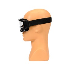 GOGLE OCHRONNE Z WYWIETRZNIKAMI BEZBARWNE Z CZARNĄ RAMĄ YT-73832