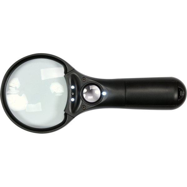 LUPA Z DWIEMA SOCZEWKAMI 3,5X/45X Z PODŚWIETLENIEM LED NA 3 BATERIE AAA YT-73845
