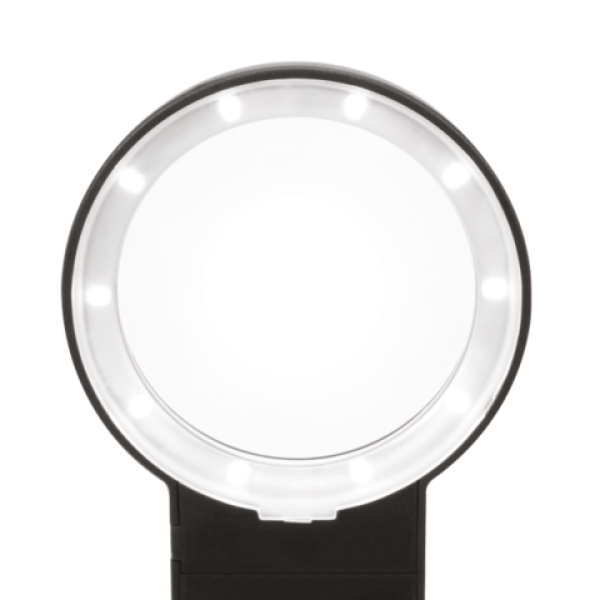 UCHWYT TYPU TRZECIA RĘKA Z PODWÓJNĄ LUPĄ Z PODŚWIETLENIEM LED YT-73861