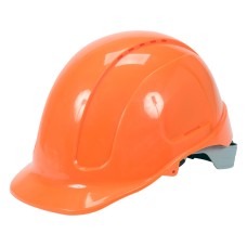 KASK OCHRONNY POMARAŃCZOWY WYSOKI KOMFORT SZYBKA REGULACJA ABS YT-73970