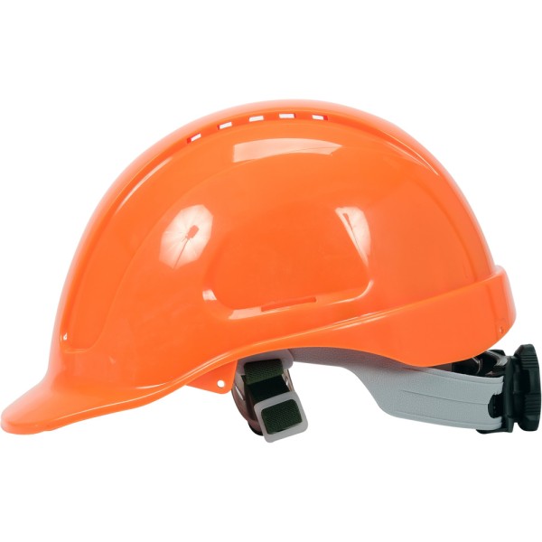 KASK OCHRONNY POMARAŃCZOWY WYSOKI KOMFORT SZYBKA REGULACJA ABS YT-73970