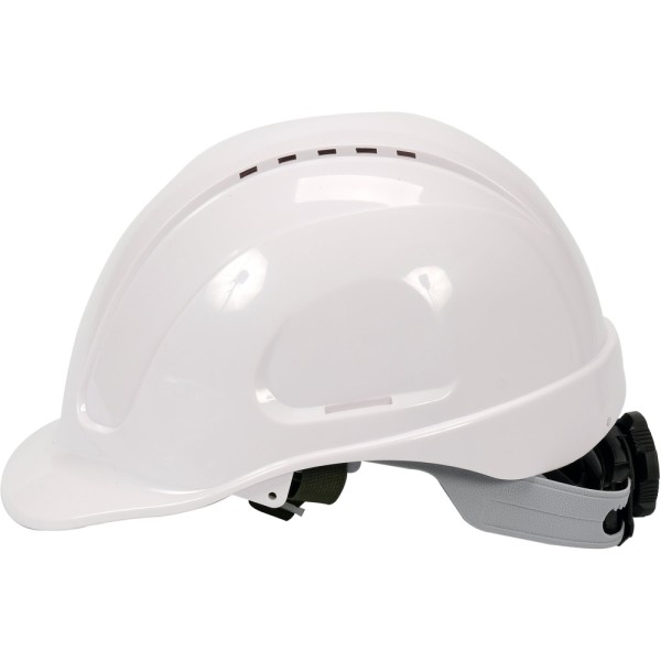 KASK OCHRONNY BIAŁY WYSOKI KOMFORT SZYBKA REGULACJA ABS YT-73972