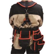 PAS NARZĘDZIOWY NA SZELKACH Z DWIEMA KABURAMI YT-74071