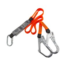 AMORTYZATOR BEZPIECZEŃSTWA Z PODWÓJNĄ TAŚMĄ I ZESTAWEM STALOWYCH ZATRZAŚNIKÓW YT-74225