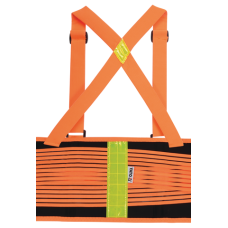 PAS BHP WZMACNIAJĄCY, Z SZELKAMI, O PODWYŻSZONEJ WIDOCZNOŚCI, KOLOR POMARAŃCZOWY YT-74241