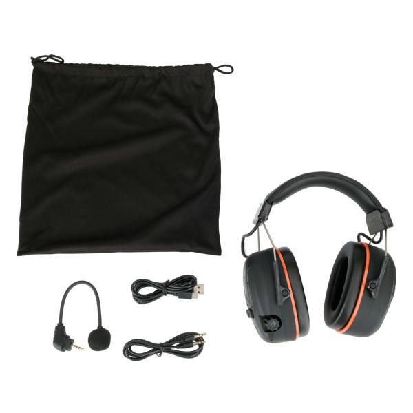 NAUSZNIKI ELEKTRONICZNE AKTYWNE Z BLUETOOTH 32DB YT-74627