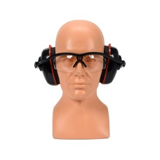 NAUSZNIKI PRZECIWHAŁASOWE ZINTEGROWANE Z OKULARAMI BEZBARWNE YT-74636