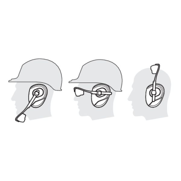 NAUSZNIKI PRZECIWHAŁASOWE ZINTEGROWANE Z OKULARAMI BEZBARWNE YT-74636