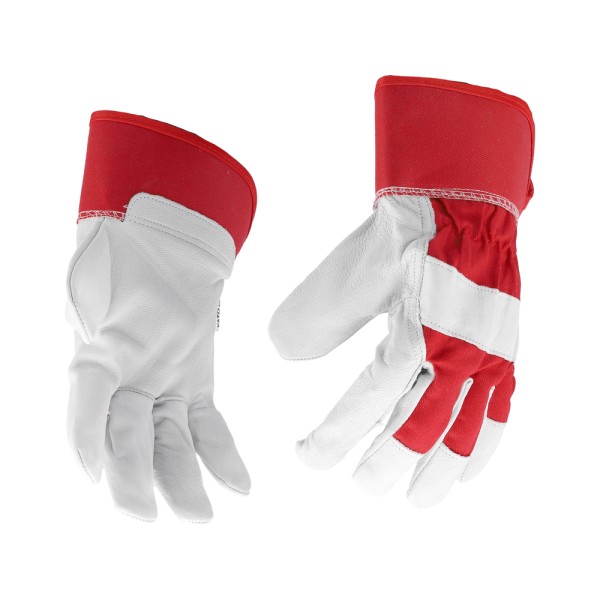 RĘKAWICE BUDOWLANE KOZIA SKÓRA LICOWA ROZM. 10 YT-746403