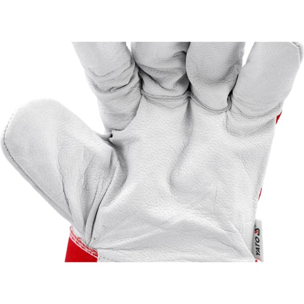 RĘKAWICE BUDOWLANE KOZIA SKÓRA LICOWA ROZM. 10 YT-746403