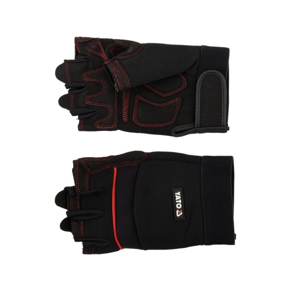 RĘKAWICE BEZ PALCÓW OCHR. PRZED ODCISK. ROZM. 8 YT-74658