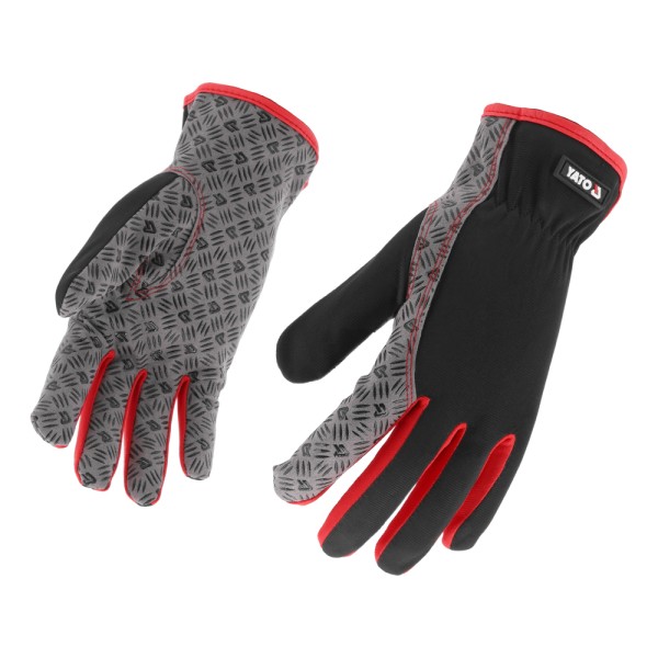 RĘKAWICE ROBOCZE ANTYPOŚLIZGOWE SKÓRA SYNTETYCZNA ROZM. 8 YT-74677