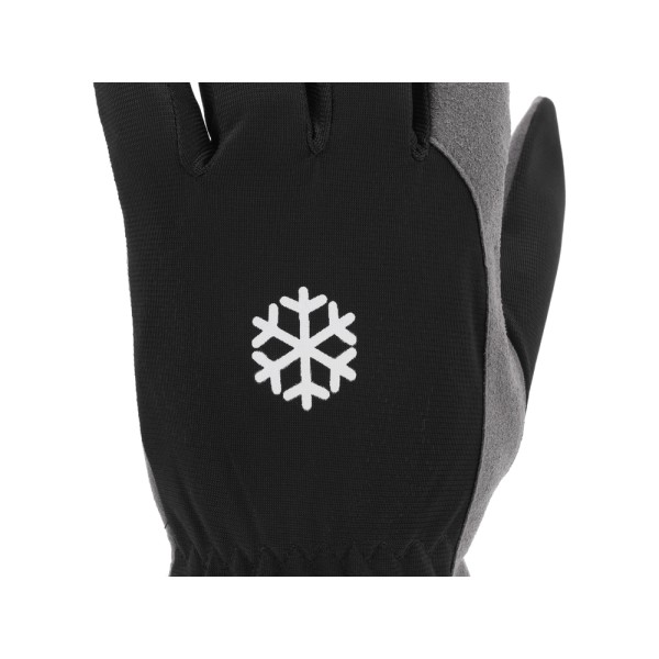 RĘKAWICE ROBOCZE OCIEPLANE SKÓRA SYNTETYCZNA ROZM. 7 YT-74681