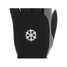 RĘKAWICE ROBOCZE OCIEPLANE SKÓRA SYNTETYCZNA ROZM. 8 YT-74682