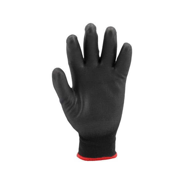 RĘKAWICE OCHRONNE NYLONOWE POWLEKANE PU ROZMIAR 9 YT-74729