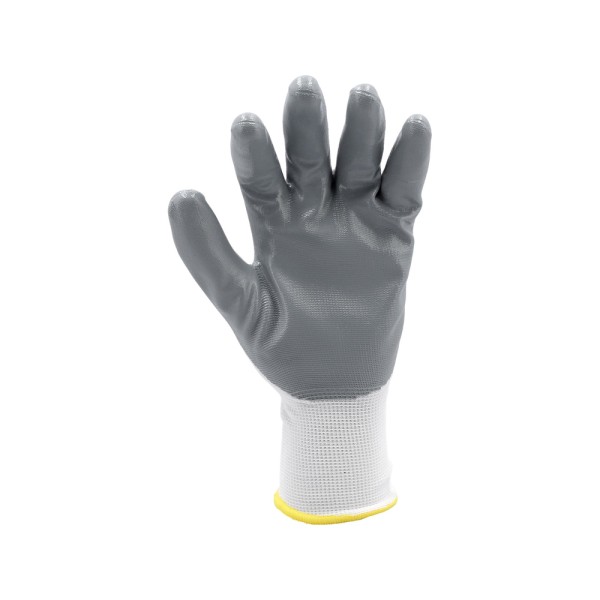 RĘKAWICE OCHRONNE NYLONOWE POWLEKANE OLEJOODPORNYM NITRYLEM ROZMIAR 9 YT-74739